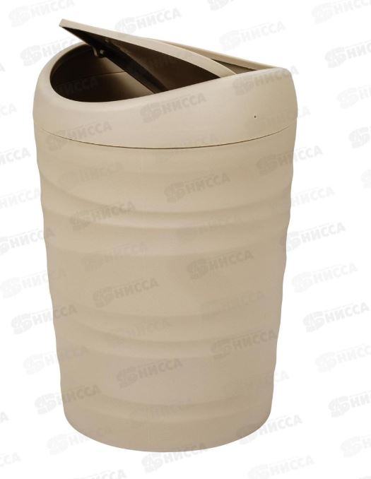 Контейнер для мусора Keeplex Wave 1,2л бежевый топаз                            